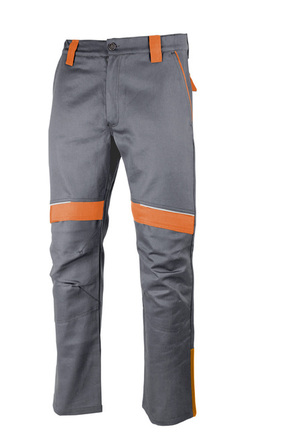 Radne hlače GREENLAND sivo-narančaste