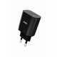 Kućni brzi punjač za mobitel MS POWER Z501 Europlug na USB Type C + USB A (Ž) 30W crni