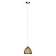 BRILLIANT 61170/53 | Relax-BRI Brilliant visilice svjetiljka 1x E27 krom, bronca, bijelo