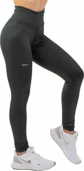 Nebbia Python SnakeSkin High-Waist Leggings Black XS Fitness hlače