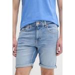 Tommy Jeans kratke hlače za muškarce traper plava DM0DM22981