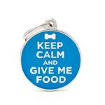 My family pločica - Keep Calm and Give Me Food 1 kom (CH17KEEPFOOD)
