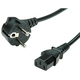 Roline naponski kabel, ravni IEC320 C13, 3.0m, crni