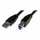 StarTech.com 5m 15 ft Active USB 3.0 USB-A to USB-B Cable - M/M - USB A to B Cable - USB 3.1 Gen 1 (5 Gbps) (USB3SAB5M) - USB cable - 5 m