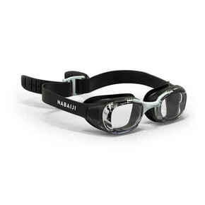 Naočale za plivanje xbase 100 s dioptrijom za kratkovidnost crne