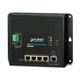 Planet Industrial Wall-mount Gigabit Router with 4-Port 802.3at PoE+ PLT-WGR-500-4P