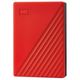 WD My Passport 4 TB prijenosni disk, crveni