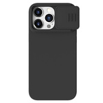 Nillkin CamShield Silky Silicone Case Apple iPhone 15 Pro Max black