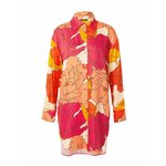 Sisley Košulja haljina boja pijeska / žuta / narančasta / klasično crvena