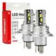 AMiO H-mini H4 LED Headlight žarulje - do 125% više svjetla - 6500KAMiO H-mini H4 LED Headlight bulbs - up to 125% more light - 6500K H4-HMINI-03331
