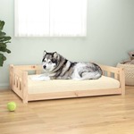 vidaXL Krevet za pse 105,5 x 75,5 x 28 cm od masivne borovine
