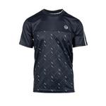 Sergio Tacchini Tehnička sportska majica 'Scotland' plava / crna / bijela 13329637