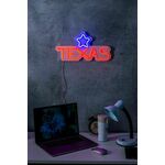 Ukrasna plastična LED rasvjeta, Texas Lone Star Blue