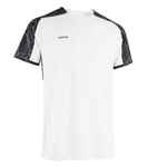 Majica kratkih rukava za nogomet Shirt Viralto Solo muška bijelo-crna