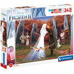 Snježno kraljevstvo II Supercolor Maxi puzzle 24kom - Clementoni