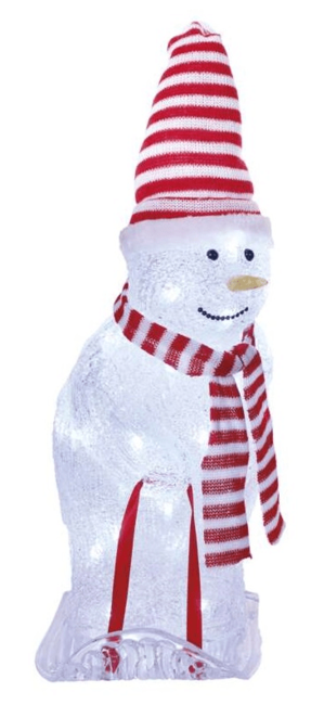 EMOS LED božićni snjegović sa šeširom i šalom