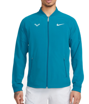 Muška sportski pulover Nike Court Dri-Fit Rafa Jacket - green abyss/white