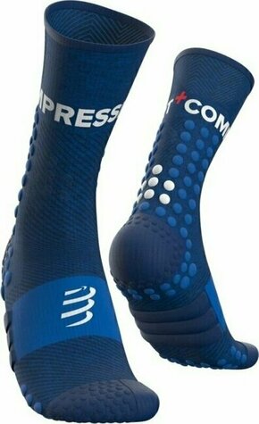 Compressport Ultra Trail Socks Blue Melange T4 Blue Melange T4 Čarape za trčanje