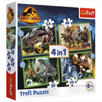 Jurassic World 4 u 1 puzzle - Trefl