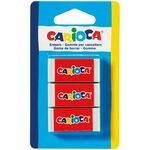 Gumica za brisanje u papirnatoj kutiji, set od 3 komada - Carioca