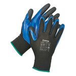 GARRULUS FH rukavice za namakanje. u crnom lateksu 10