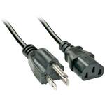 LINDY struja priključni kabel [1x SAD utikač - 1x ženski konektor iec c13, 10 a] 2 m crna