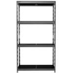 Metalni skladišni regal Rivet Outdoor 180x100x38 cm – 4 police/80 kg