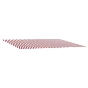 Zamjensko platno za tendu Crvena i bijela 450 × 350 cm
