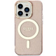 Guess GUHMN61HCMCGP Apple iPhone 11/XR pink hardcase Glitter Gold MagSafe