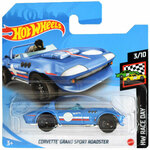 Hot Wheels: Corvette Grand Sport Roadster plavi 1/64 mali automobil - Mattel