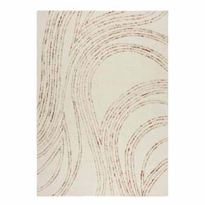 Narančasti/krem vunen tepih 160x230 cm Abstract Swirl – Flair Rugs