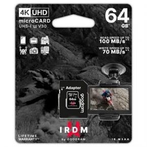 GoodRam IRDM memorijska kartica microSDXC 64 GB
