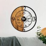 Ukrasni drveni zidni sat, Wooden Clock - 56