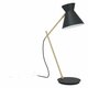 EGLO 98864 | Amezaga Eglo stolna svjetiljka 57,5cm s prekidačem elementi koji se mogu okretati 1x E27 crno, mesing, bijelo