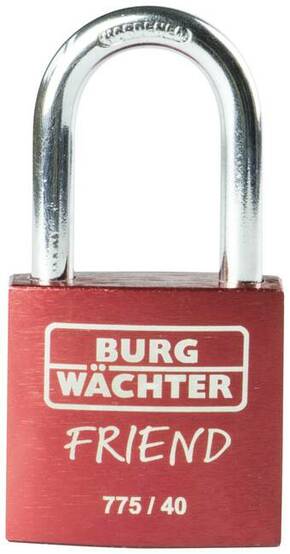 Burg Wächter 39431 lokot 40.00 mm različito zatvaranje crvena zaključavanje s ključem