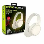 Max Mobile B15 slušalice, bluetooth, bež, mikrofon