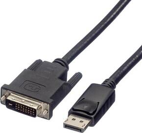 Roline DisplayPort / DVI adapterski kabel DisplayPort utikač