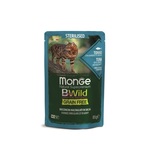 Monge BWild Grain Free Sterilised mokra hrana za mačke - s tunom, škampima i povrćem 85 g