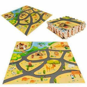 EVA puzzle kocke pjenasta podloga za igru ​​za djecu safari 93x93cm