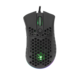 eShark ESL-M6 Shuriken gaming miš, optički, 19000 dpi, 50G, 1000 Hz, crni