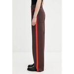 Hlače Wales Bonner Tide Track Pant smeđa UA25KN02.VI05.801