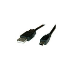 Roline USB2.0 kabel TIP A(M) na Mini 5-pin(M), 1.8m, crni 11.02.8719-20