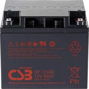 CSB Battery GP 12400 Standby USV GP12400B8 olovni akumulator 12 V 40 Ah olovno-koprenasti (Š x V x D) 197 x 171 x 165 mm M5 vijčani priključak bez održavanja