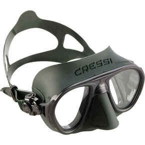 Maska za podvodni ribolov i ronjenje na dah cressi calibro zelena