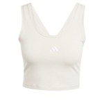 ADIDAS SPORTSWEAR Sportski top 'Essentials' svijetlosiva / bijela