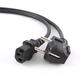 Gembird Power cord (C13), VDE approved, 3m GEM-PC-186-VDE-3M