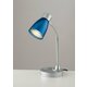 FANEUROPE LDT055ARK-BLU | Arkimede Faneurope stolna svjetiljka Luce Ambiente Design 36cm s prekidačem fleksibilna 1x E14 nikel, plavo