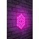 Ukrasna plastična LED rasvjeta, Snowflake - Pink