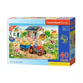 Castorland puzzle 40 kom maksi - život na farmi