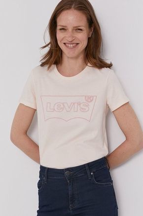 Levi's - Majica - roza. Majica iz kolekcije Levi's. Model izrađen od tanke